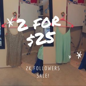 2 for $25 TOBI DRESSES